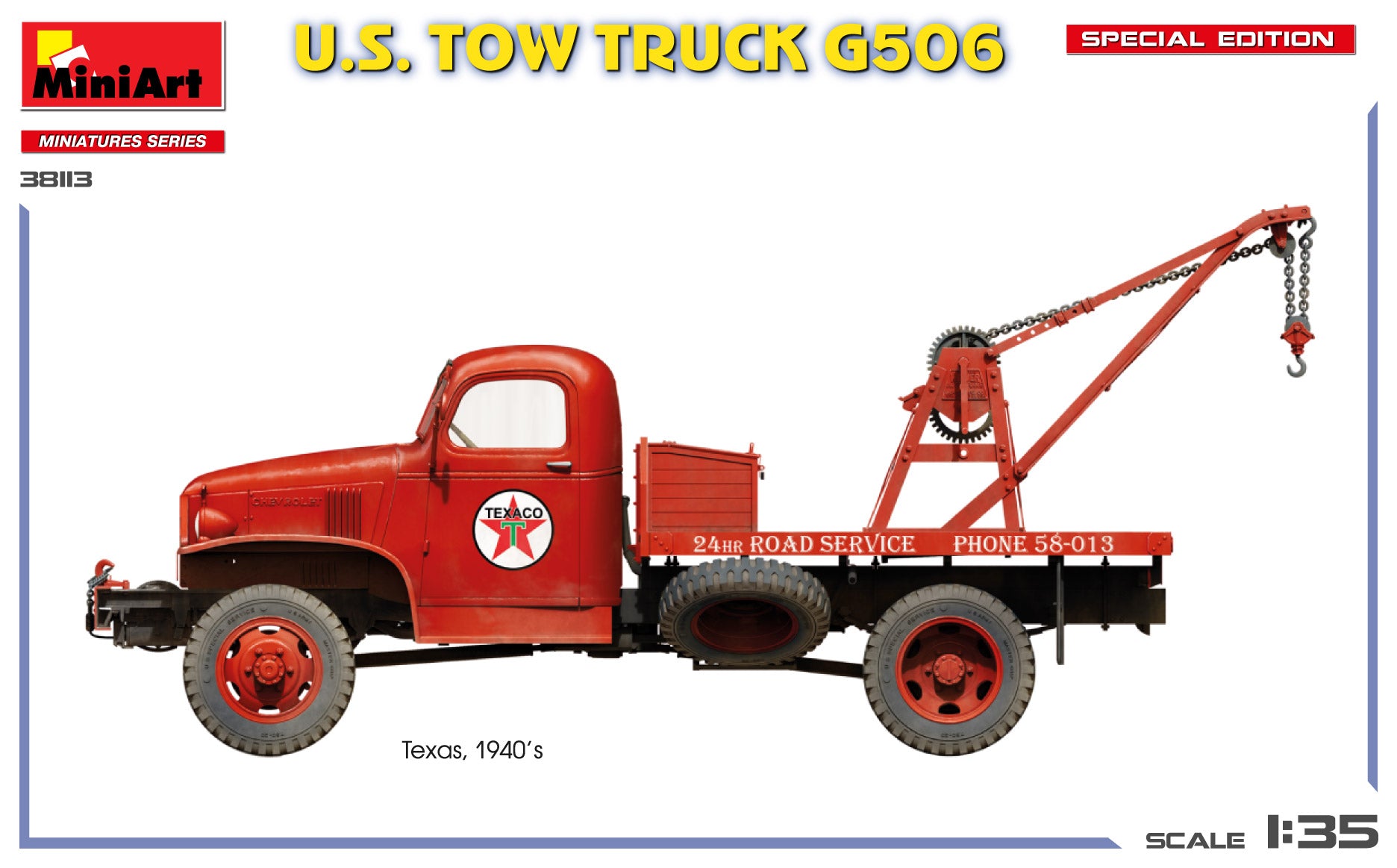 MiniArt 38113 U.S. Tow Truck G506. Special Edition 1/35 – zdjęcie 6