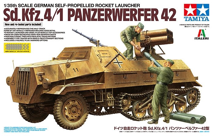 Tamiya 37017 German Self-Propelled Rocket Launcher Sd.Kfz.4/1 Panzerwerfer 42 1/35