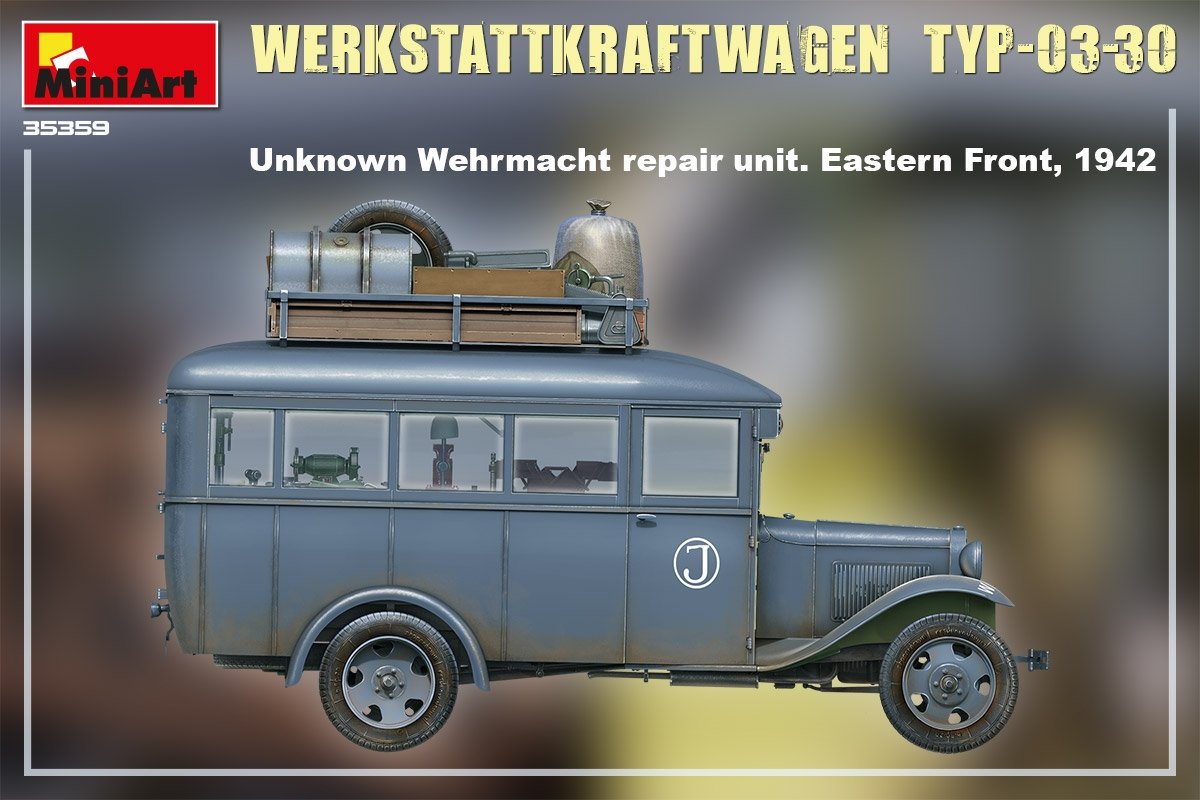 MiniArt 35359 WERKSTATTKRAFTWAGEN TYP-03-30 1/35 – image 6