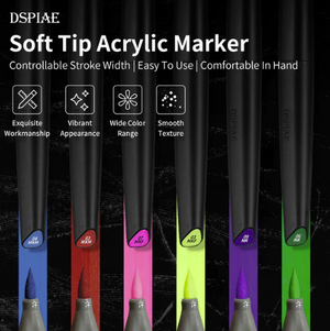 DSPIAE MK-12 Water-Based Soft Head Marker Sea Green – zdjęcie 2