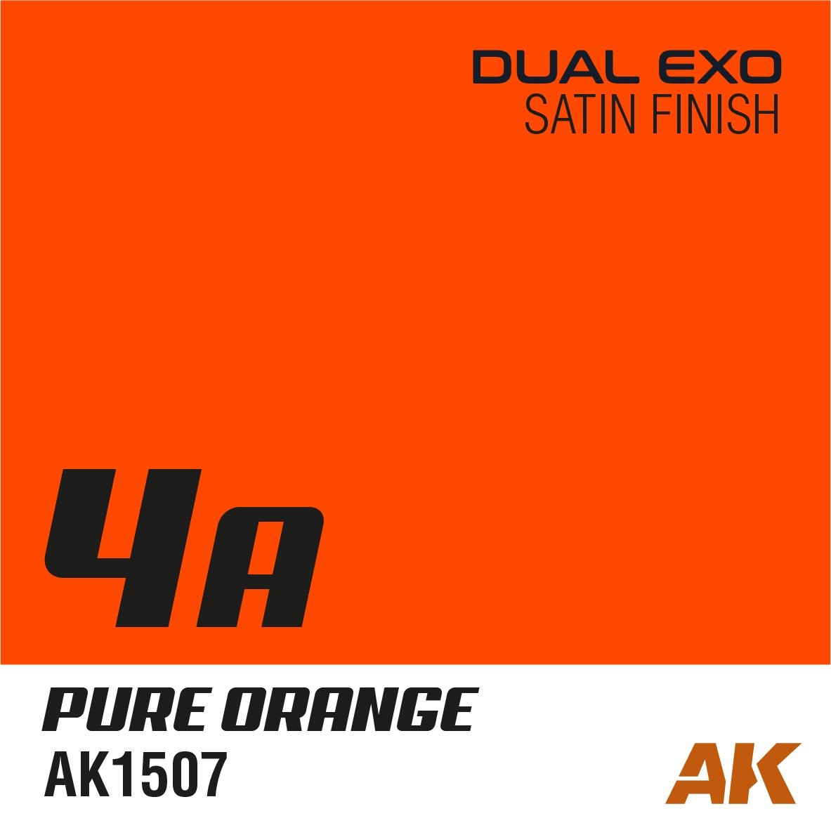 AK Interactive AK1507 DUAL EXO 4A – PURE ORANGE 60ML – image 2