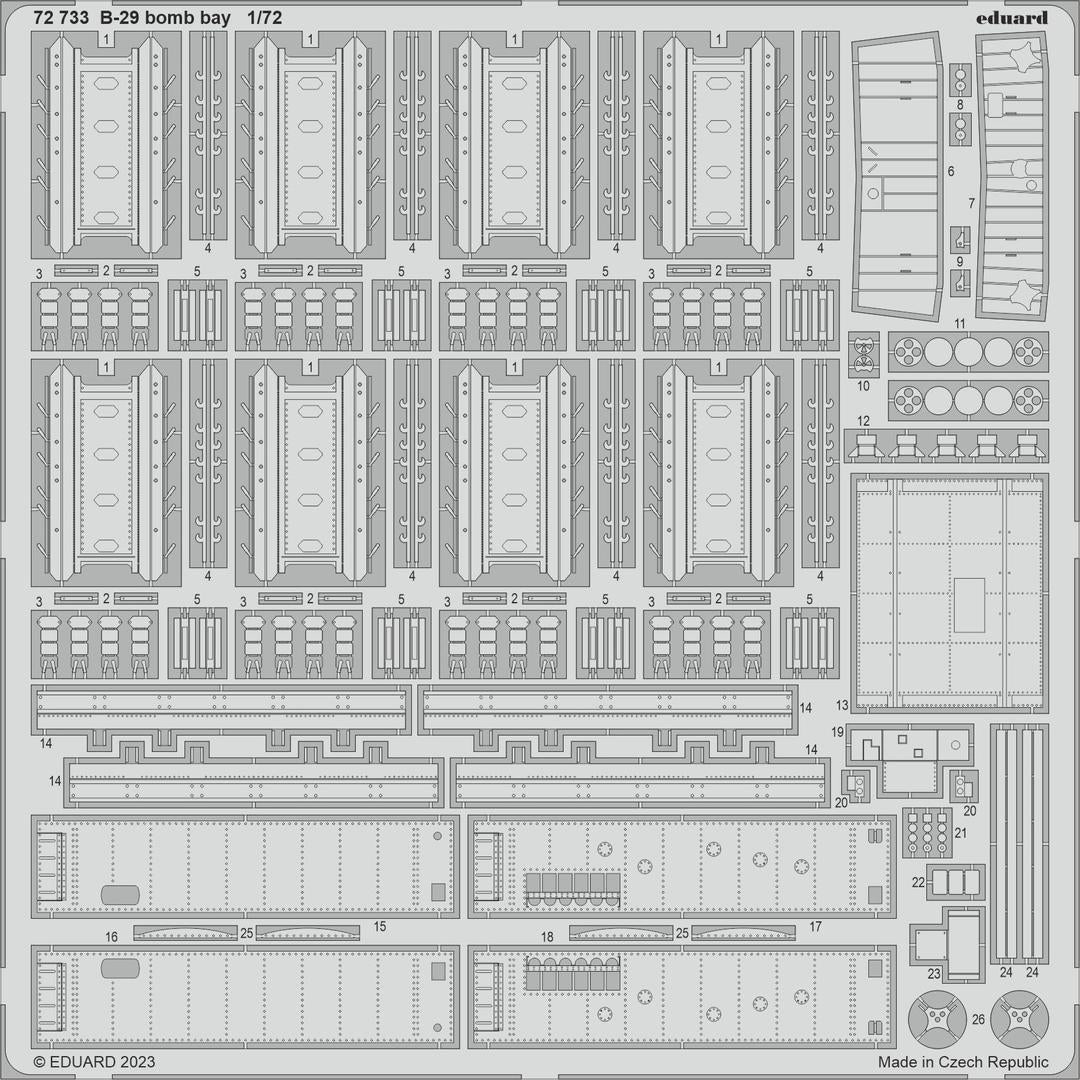 Eduard BIG72177 B-29 HOBBY 2000, ACADEMY 1/72 – zdjęcie 2