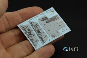 Quinta Studio QD32111 F/A-18A++ 3D-Printed &amp;amp; coloured Interior on decal paper (Academy) 1/32 – zdjęcie 4
