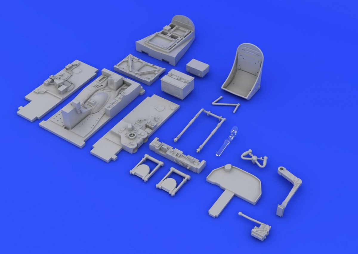 Eduard 648259 P-38J cockpit ACADEMY 1/48 – zdjęcie 5