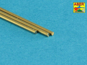 Aber BR12 Brass round rods Ø 1.2mm length 250mm x 3 pcs. – image 3