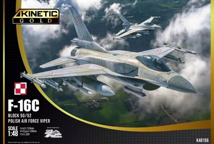 Kinetic K48156 F-16C Block 52 Viper Polish Air Force 1/48 – image 2