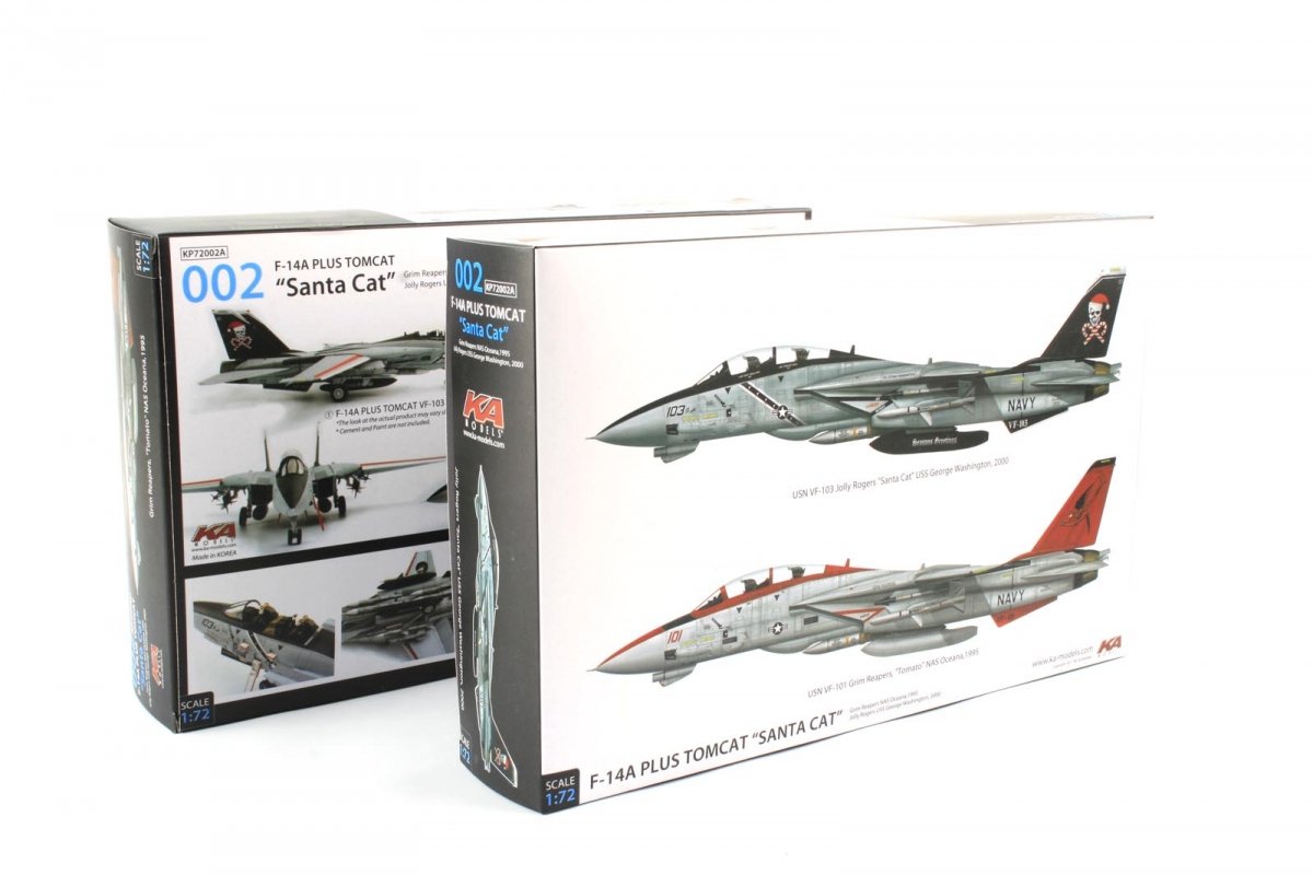 KA Models KP-72002A F-14A PLUS Tomcat &amp;quot;SantaCat&amp;quot; (ex Fujimi) 1/72 – zdjęcie 2