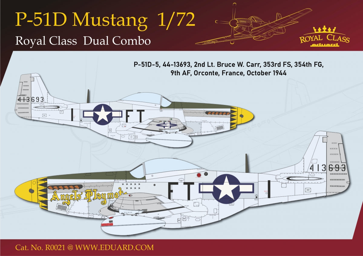Eduard R0021 P-51D MUSTANG DUAL COMBO 1/72 – zdjęcie 27