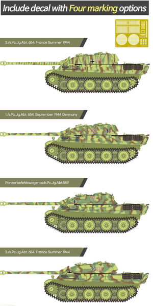Academy 13539 German Sd.Kfz. 173 Jagdpanther Ausf.G1 1/35 – image 3