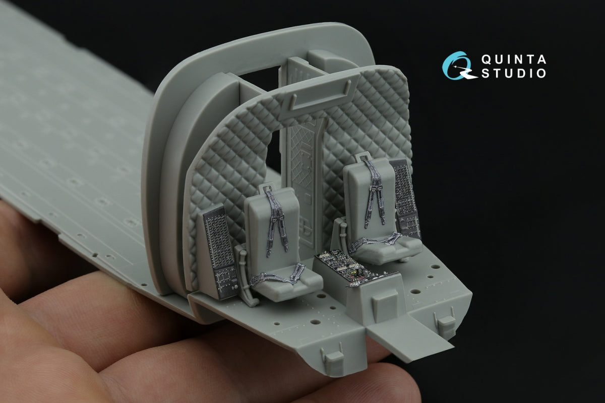 Quinta Studio QD48506 CH-47A 3D-Printed coloured Interior on decal paper (Italeri) 1/48 – zdjęcie 8