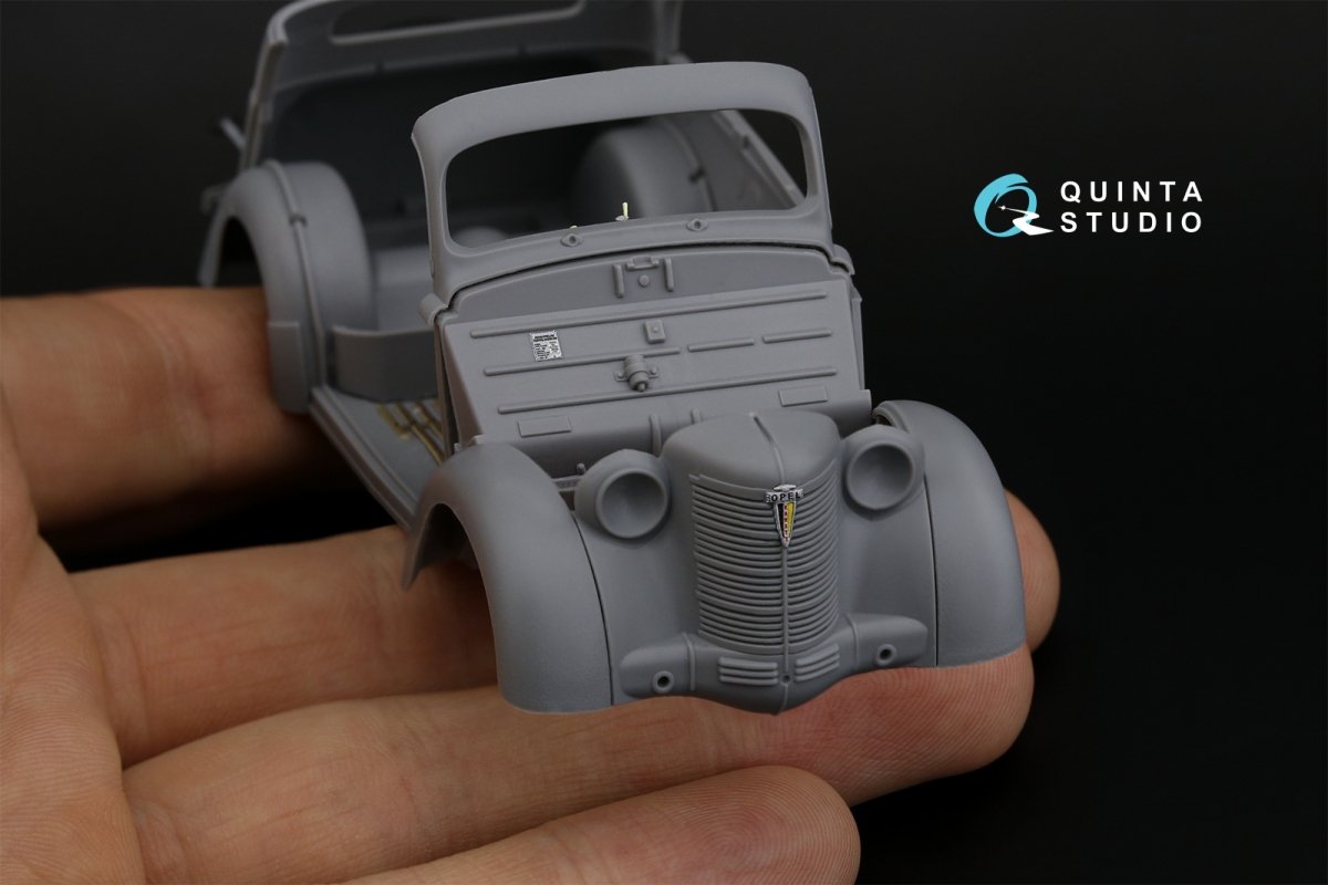 Quinta Studio QD35081 Opel kadett k38 3D-Printed &amp;amp; colored Interior on decal paper (ICM) 1/35 – image 6