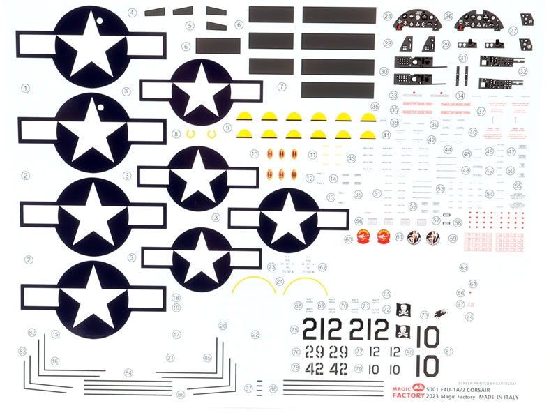 Magic Factory 5001 F4U-1A/2 Corsair Dual Combo Limited Edition 1/48 – zdjęcie 14