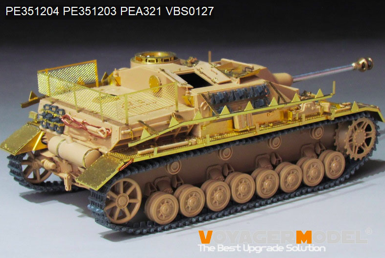 Voyager Model PE351203 WWII German StuG.IV Fenders (For RFM 5060) 1/35 – image 2