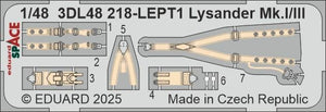 Eduard 3DL48218 Lysander Mk. I/III SPACE AIRFIX 1/48 – zdjęcie 4