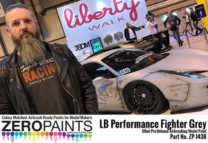 Zero Paints ZP-1438 - LB Performance Zero Fighter (Combat Style) Grey Paint (LB Works Ferrari 458, Lamborghini Aventador, Murciéelago) 60ml – zdjęcie 6