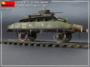 MiniArt 35303 Soviet Railway Flatbed 16,5-18t 1/35 – zdjęcie 10