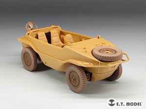E.T. Model P35-135 WWII German Schwimmwagen Type166 Sagged wheels Narrow For TAMIYA Kit 1/35 – immagine 9