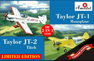 Amodel 72359 Taylor JT-1 Monoplane &amp;amp; Taylor JT-2 Titch 1/72