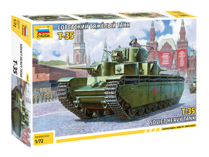 Zvezda 5061 Soviet Heavy Tank T-35 1/72