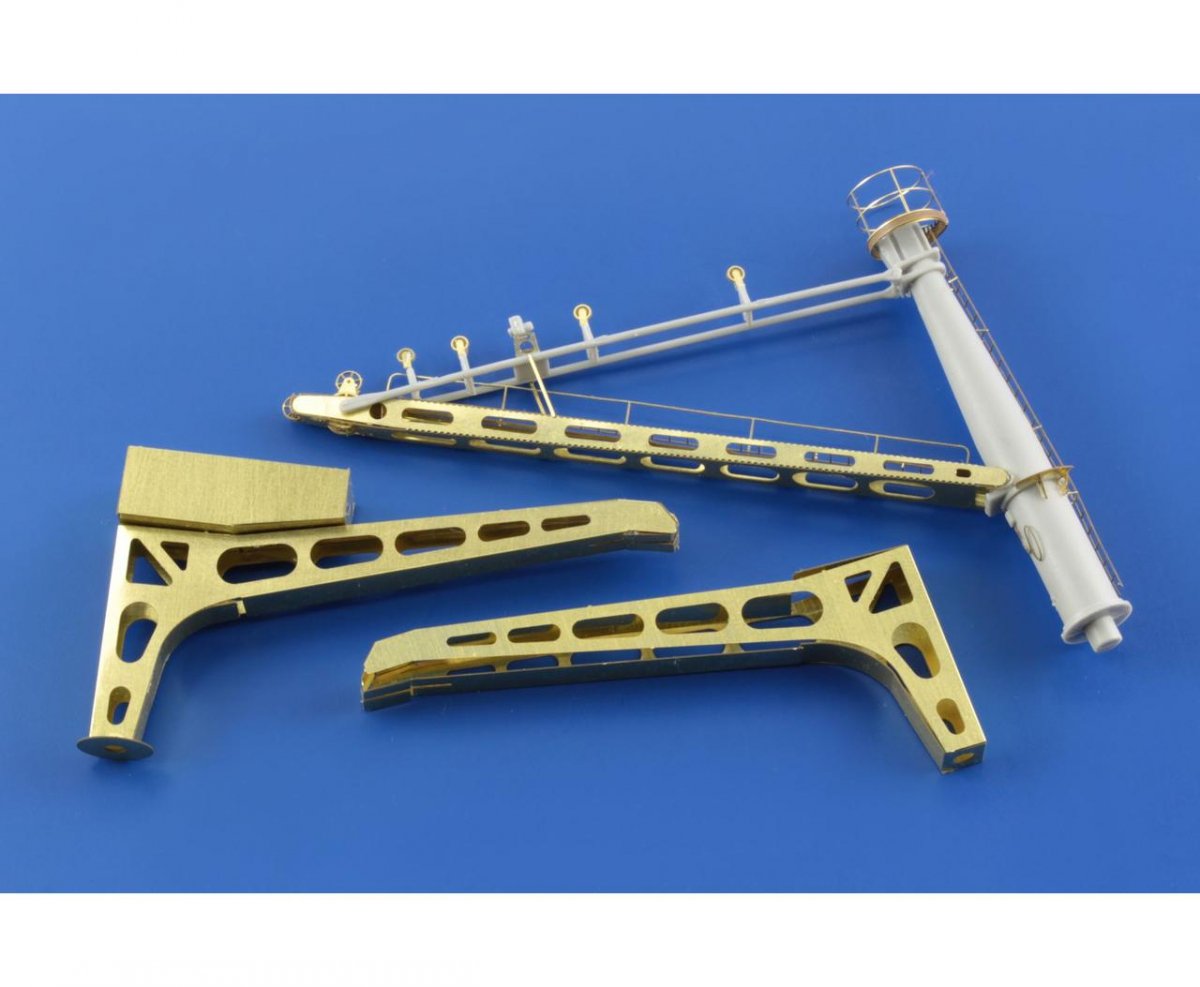 Eduard 53128 USS Hornet CV-8 part 1 - cranes MERIT 1/200 – zdjęcie 2