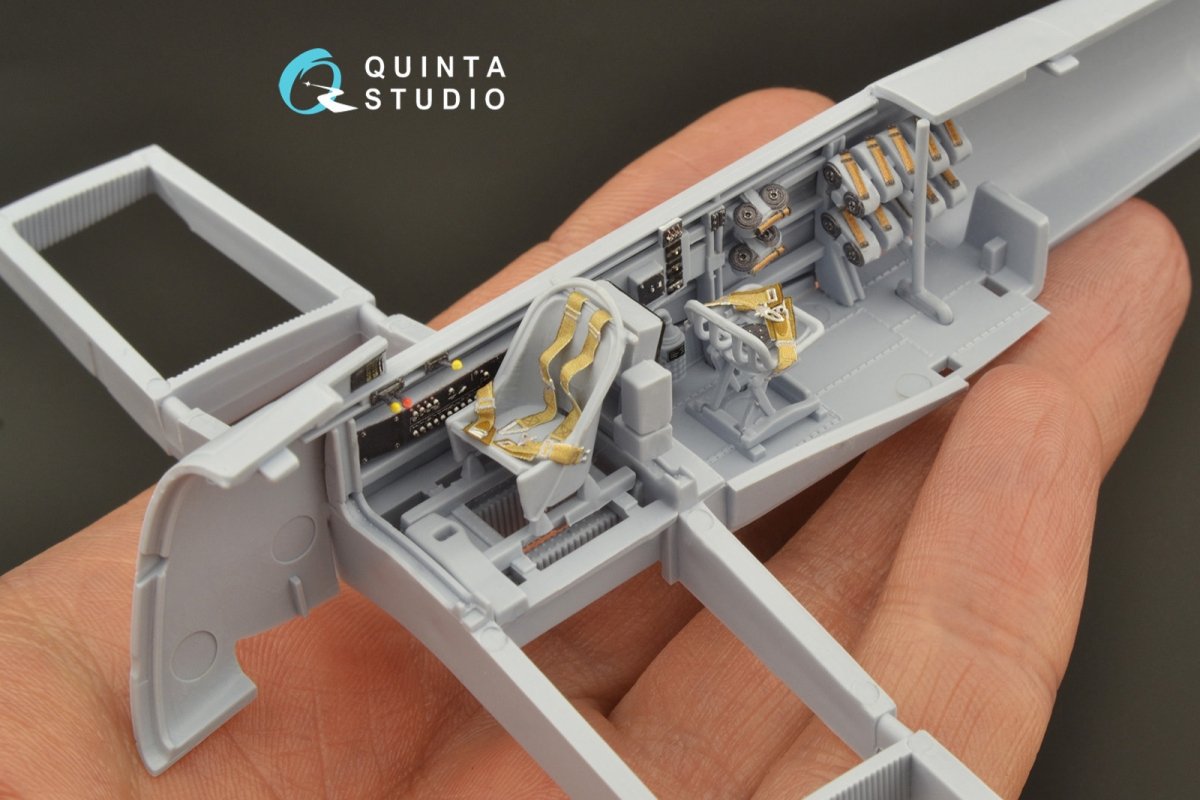 Quinta Studio QD48208 Ju 87B-1/B-2/R-2 3D-Printed &amp;amp; coloured Interior on decal paper ( Airfix ) 1/48 – zdjęcie 5