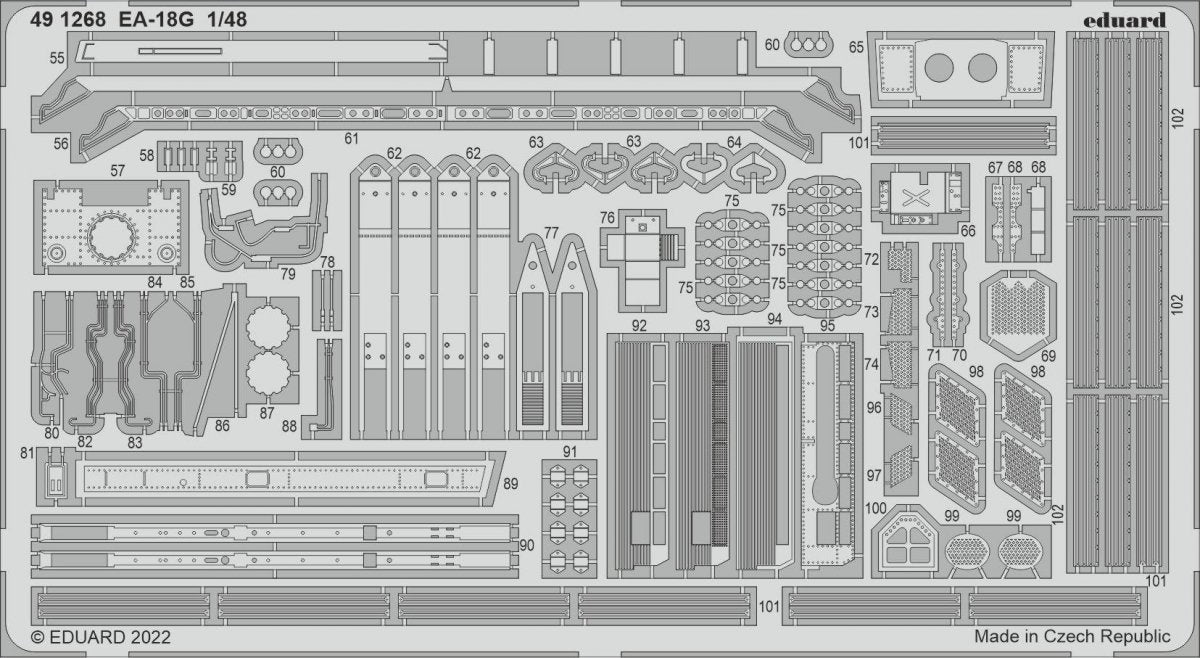 Eduard 491268 EA-18G HOBBY BOSS 1/48 – Bild 2