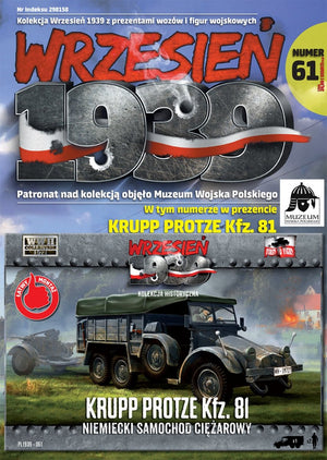 First to Fight PL061 Niemiecki samochód ciężarowy KRUPP PROTZE Kfz. 81. 1/72
