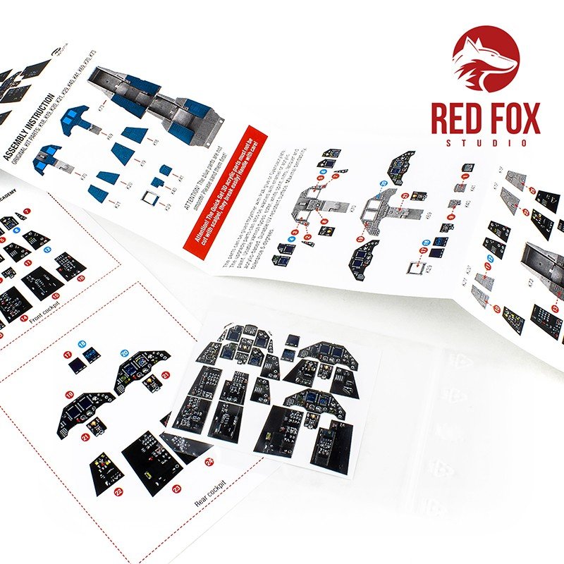 Red Fox Studio QS-32112 F-16I Sufa (for Academy kit) 1/32 – zdjęcie 3
