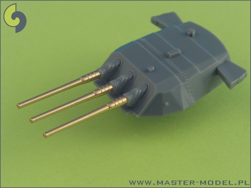 Master SM-700-005 IJN 46cm/45 (18.1in)Type 94 barrels (9 pcs) - Yamato, Musashi – zdjęcie 2