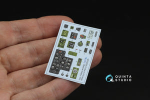 Quinta Studio QD32255 Curtiss H-75 Hawk 3D-Printed &amp;amp; coloured Interior on decal paper (Special Hobby) 1/32 – zdjęcie 4