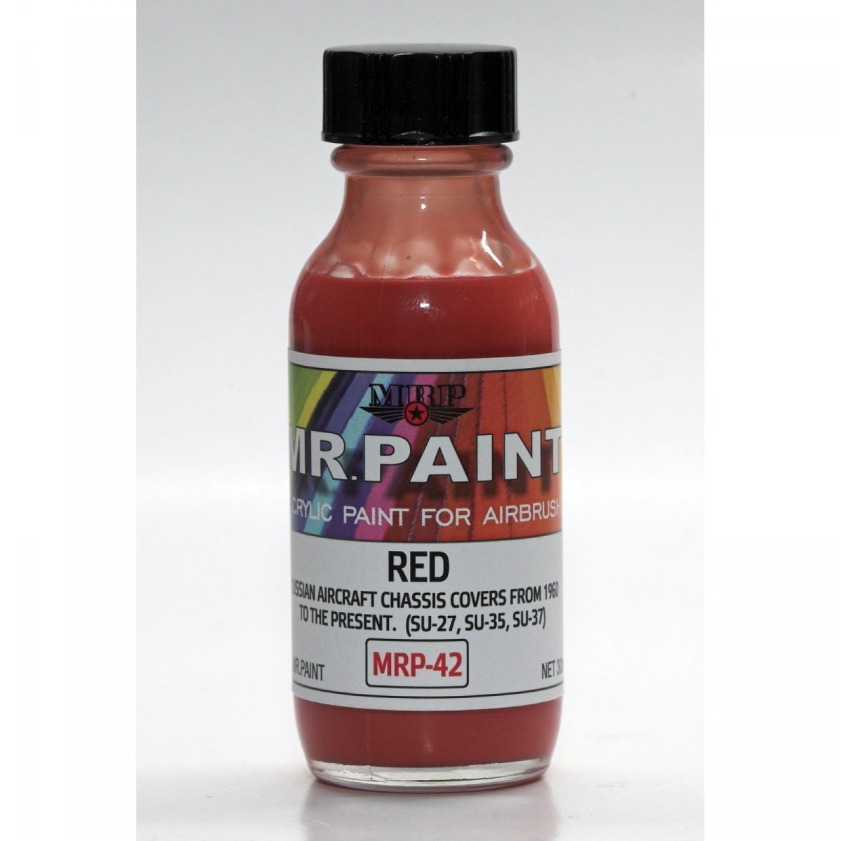 MR. Paint MRP-042 Red Chassis Covers SU-27, SU-35, SU-37 30ml – image 2