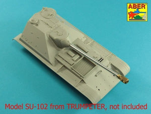 Aber 35L-290 122mm D-25S barrel for Russian SU-102 gun (Trumpeter) 1/35 – image 3
