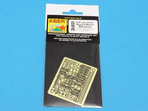 Aber 35A121 Soft cars, trucks wipers &amp;amp; mirrors WWII period 1/35 – zdjęcie 4