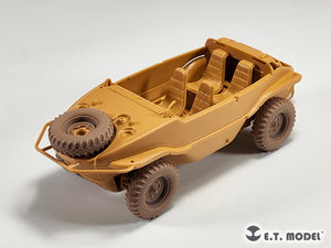 E.T. Model P35-136 WWII German Schwimmwagen Type166 Sagged wheels Wide For TAMIYA Kit 1/35 – zdjęcie 6