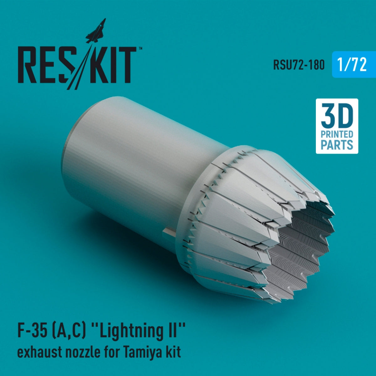 RESKIT RSU72-0180 F-35 (A,C) &amp;quot;LIGHTNING II&amp;quot; EXHAUST NOZZLE FOR TAMIYA KIT (3D PRINTED) 1/72