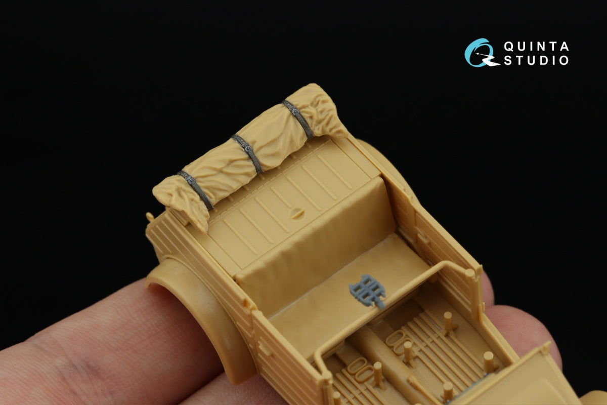 Quinta Studio QD+48546 Kubelwagen Type 82 3D-Printed &amp;amp; coloured Interior on decal paper (Tamiya) (with 3D-printed resin parts) 1/48 – zdjęcie 10