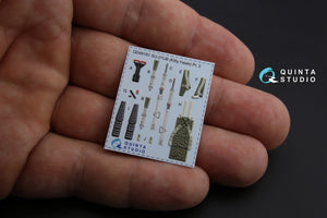 Quinta Studio QD48170 Su-27 3D-Printed colored Interior on decal paper (for KittyHawk kit) 1/48 – image 4