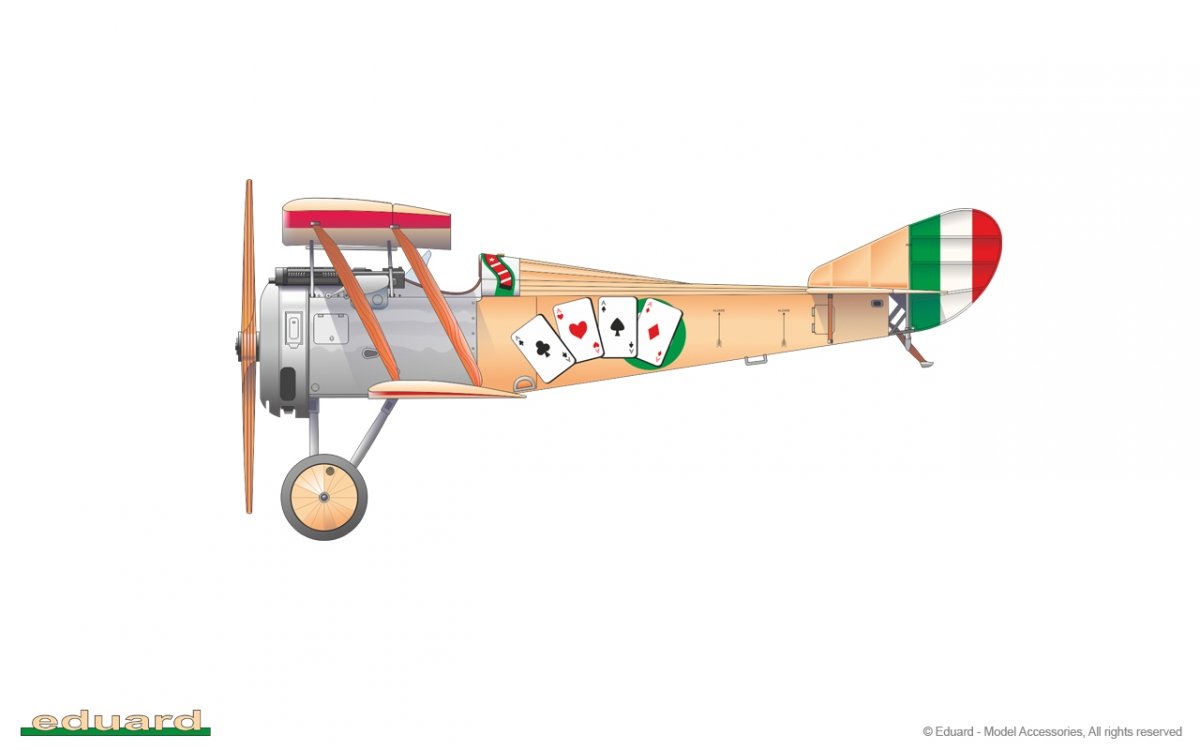 Eduard 11139 IL Magnifico Hanriot HD.I in Italian Service Limited Edition 1/48 – zdjęcie 6