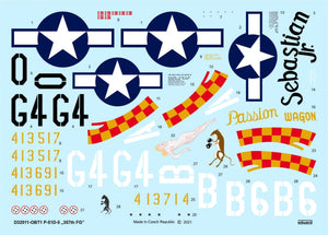 Eduard D32011 P-51D-5 &amp;quot;357th FG&amp;quot; TAMIYA/REVELL 1/32