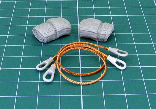 Eureka XXL ER-3557 Towing cables for T-55 1/35 – zdjęcie 2