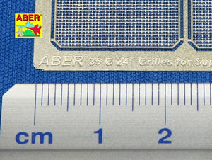 Aber 35G24 Grilles for german super heavy tank E-100 1/35 – zdjęcie 3