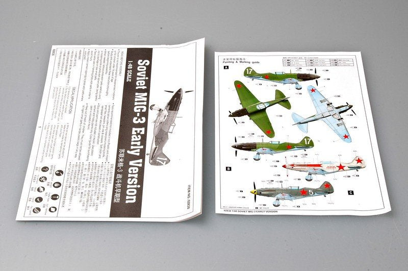 Trumpeter 02830 Soviet MiG-3 Early Version 1/48 – image 2
