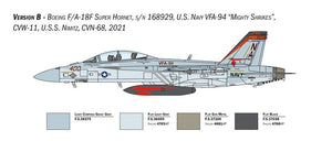 Italeri 2823 F/A-18F U.S. Navy Special Colors 1/48 – zdjęcie 7