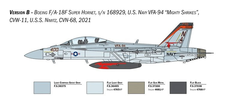 Italeri 2823 F/A-18F U.S. Navy Special Colors 1/48 – zdjęcie 7