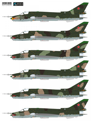Quinta Studio MMD48005 Decal Su-17M4 (Afgan war series) 1/48 – zdjęcie 2