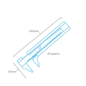 Modelcraft PGA1652 BRASS SLIDING GAUGE – zdjęcie 2