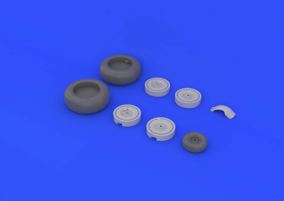 Eduard 648134 Ju 88 wheels late 1/48 (Dragon) – image 6