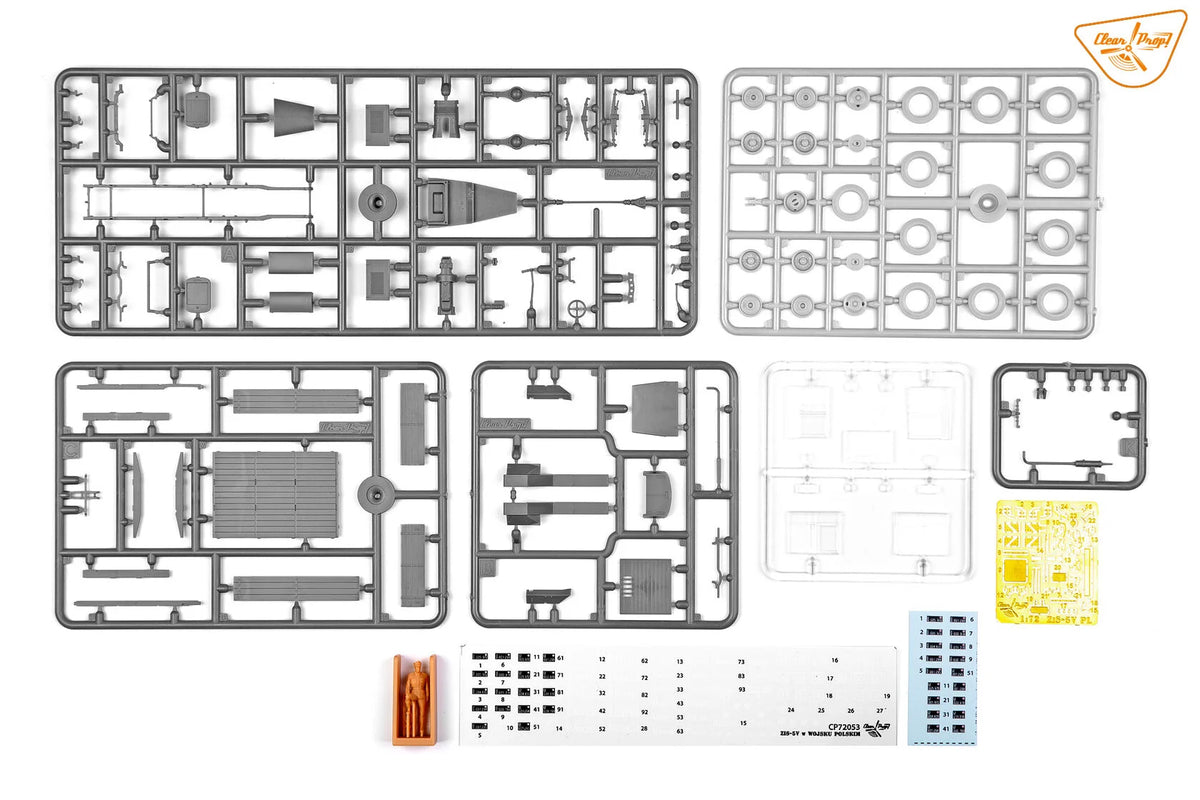 Clear Prop! CP72053 Soviet ZiS-5V - &amp;#39;W Wojsku Polskim&amp;#39; (Advanced Kit) 1/72 – obrázek 5