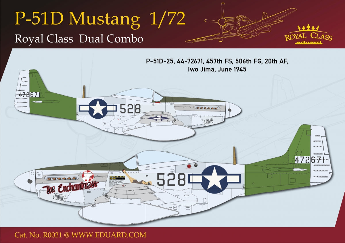 Eduard R0021 P-51D MUSTANG DUAL COMBO 1/72 – zdjęcie 34