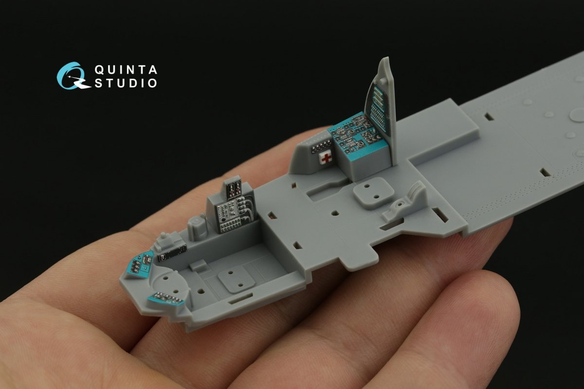 Quinta Studio QD48356 Mi-24D 3D-Printed &amp;amp; coloured Interior on decal paper (Trumpeter) 1/48 – zdjęcie 13